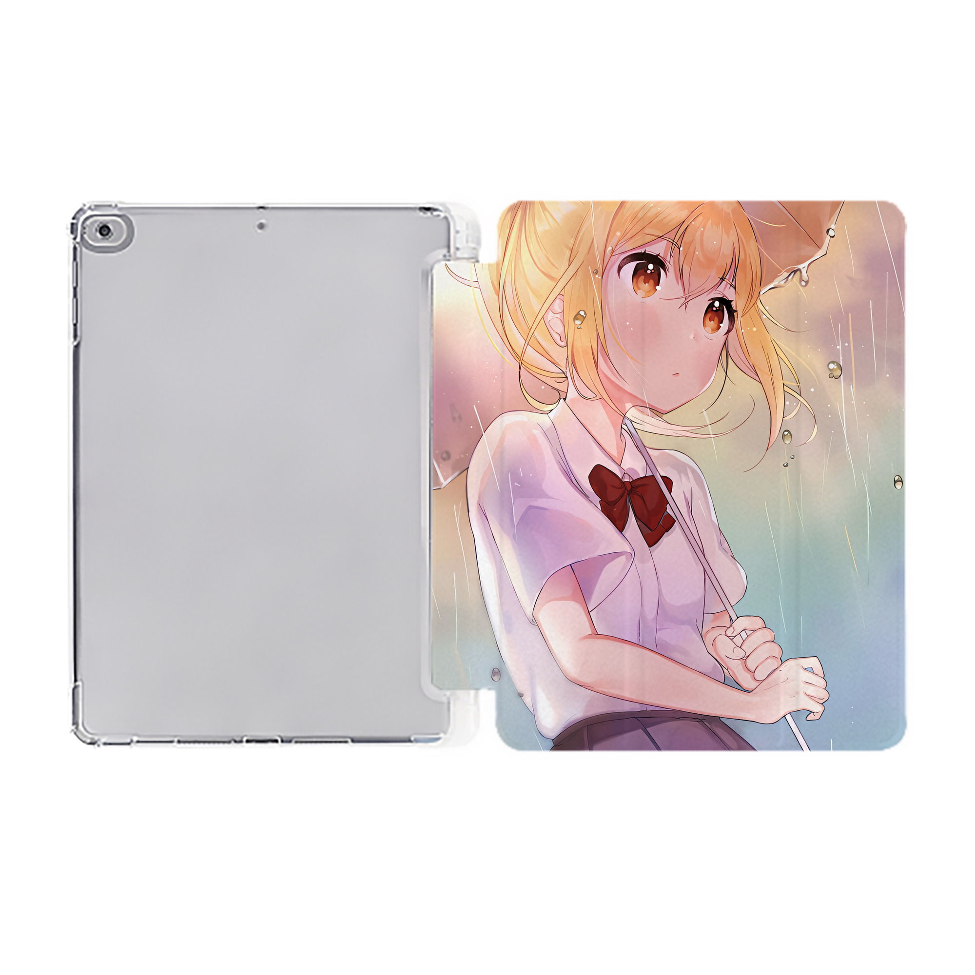 （画像用） ハイキュー!! Haikyu!! IPad ケース ペン収納付き 三つ折りスタンド PUレザー×シリコン 対応機種9.5/10.5/10.9インチ